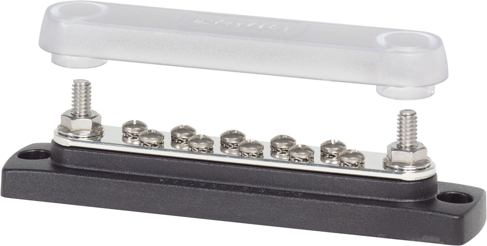 Blue Sea Systems busbar 10 gang common bus met deksel (2300-BSS)
