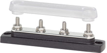 Blue Sea Systems busbar 4x1/4in-20 common bus met deksel (2307-BSS)