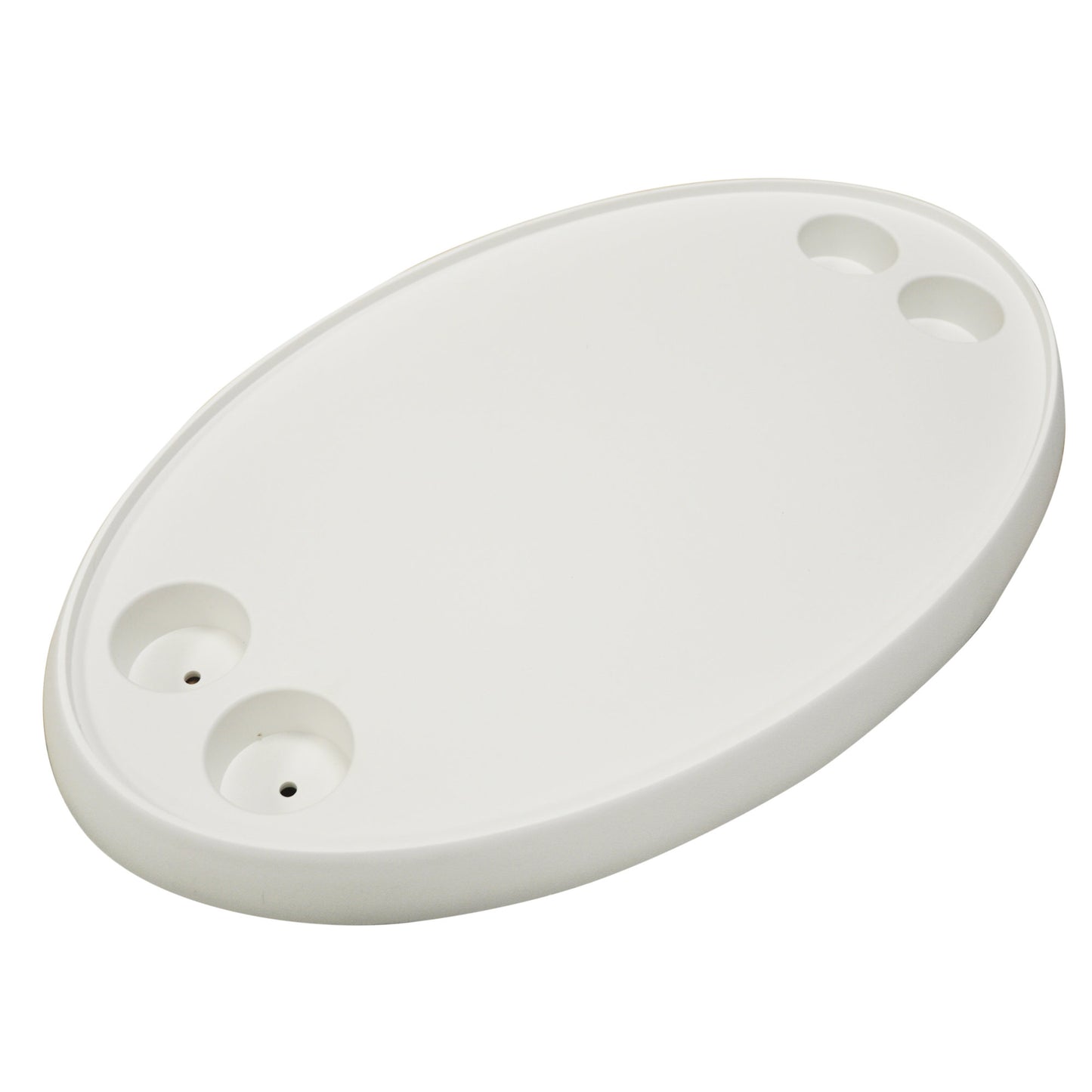 Hollex tafelblad ovaal wit UV bestendig (2438)