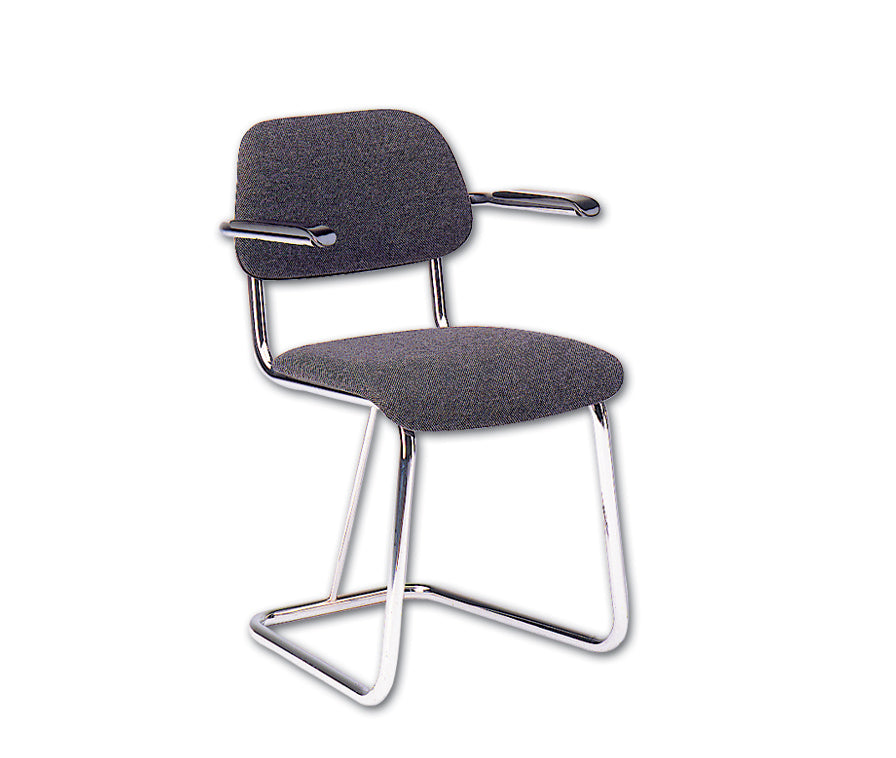 Pörtner stoel Jami met armleggers / Ambla Tinto Black (2451.50)