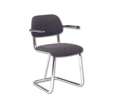 Pörtner stoel Jami met armleggers / Ambla Tinto Black (2451.50)