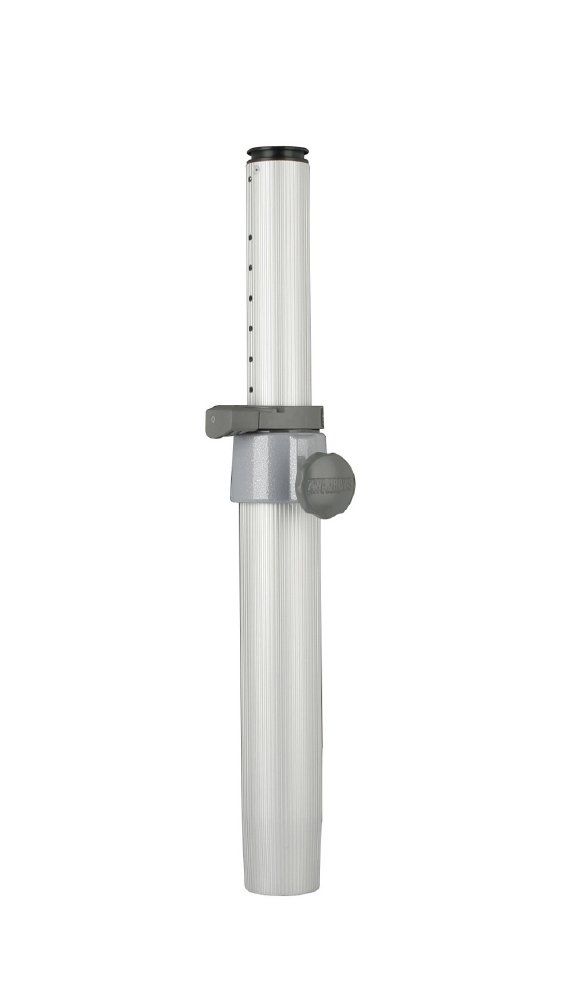 Zwaardvis stoelzuil handmatig ø76/60 545-780mm geanodiseerd (2493)