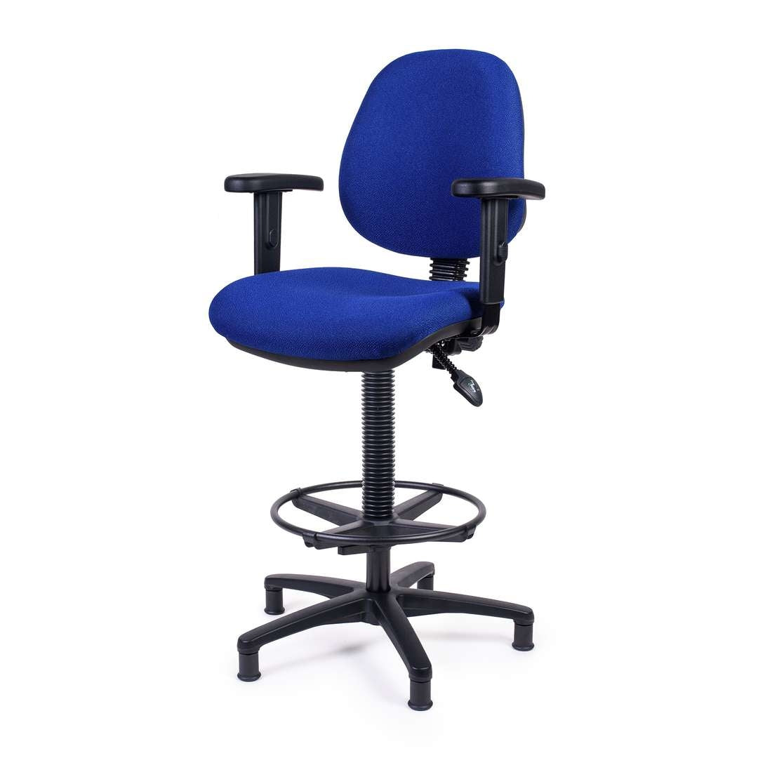 Hollex stuurstoel Delta I stof blauw (250211)