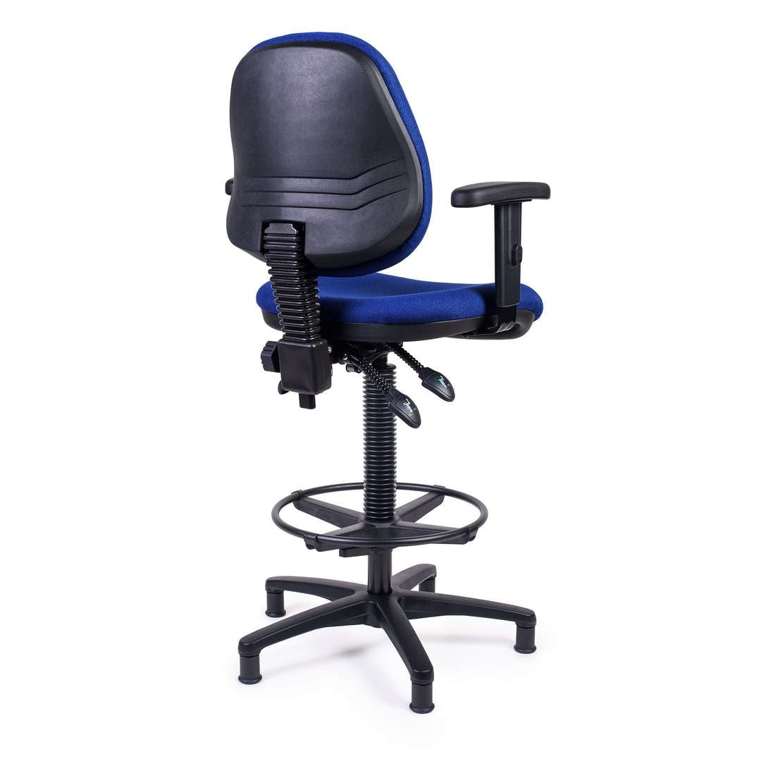 Hollex stuurstoel Delta I stof blauw (250211)