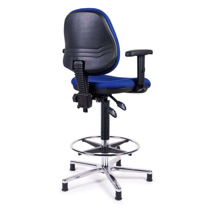 Hollex stuurstoel Delta II stof blauw (250214)