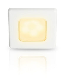 Hella EuroLED 75 inbouwspot vierkant 24V wit met spread warm wit licht (2JA015 014-311)