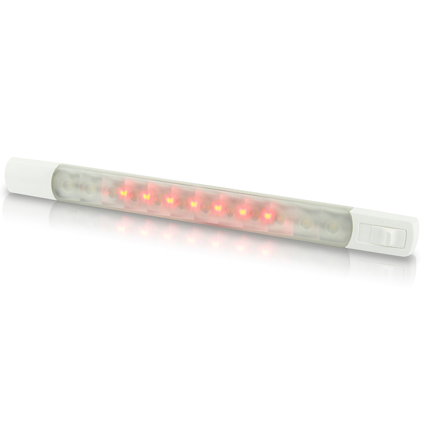 Hella surface strip lamp warm wit/rood 24V schakelaar (2JA958 121-501)
