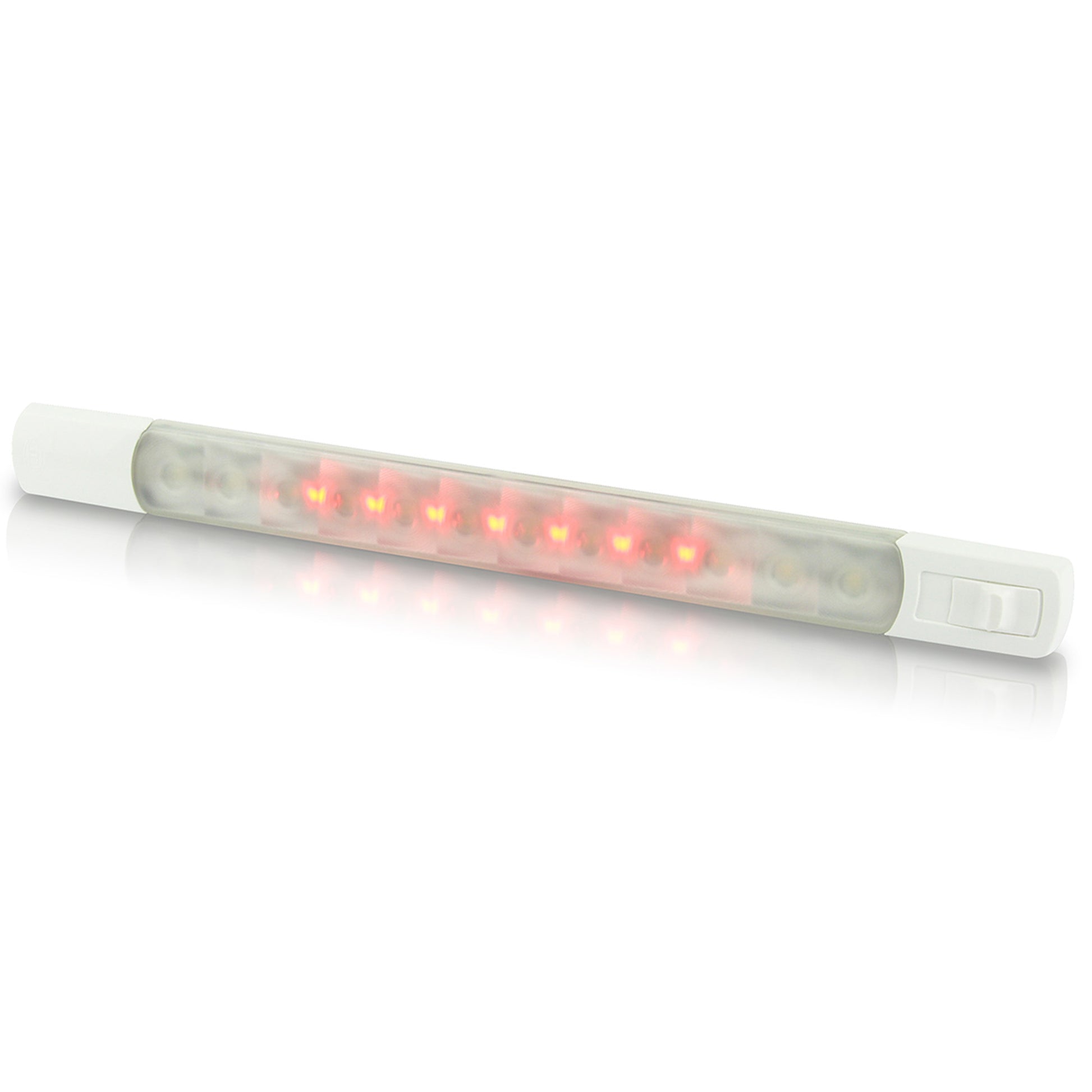 Hella surface strip lamp warm wit/rood 24V schakelaar (2JA958 121-501)