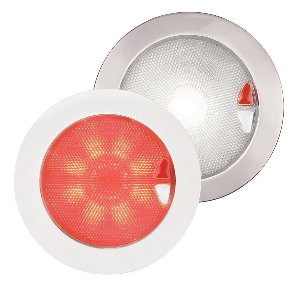Hella EuroLED 150 Touch inbouwspot 9-33V gepolijst rvs316 met wit/rood licht (2JA980 630-011)