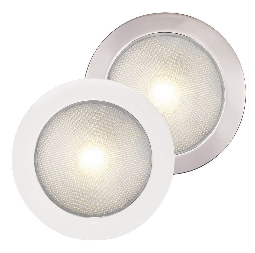 Hella EuroLED 150 inbouwspot 9-33V gepolijst rvs316 met warm wit licht (2JA980 631-611)