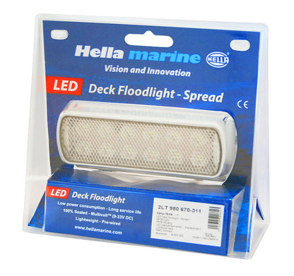 Hella LED deklamp Sea Hawk wit 9-33V/spot (2LT980 670-211)