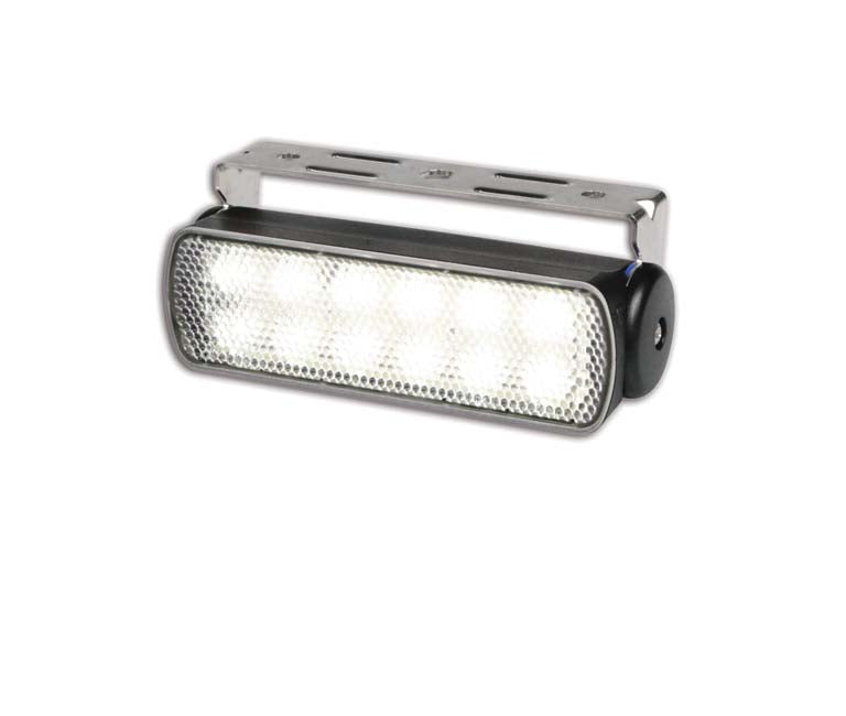 Hella LED deklamp Sea Hawk zwart 9-33V/spread (2LT980 670-301)