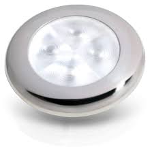 Hella inbouwlamp LED-HI 12V warm wit/rvs (2XT980 500-721)