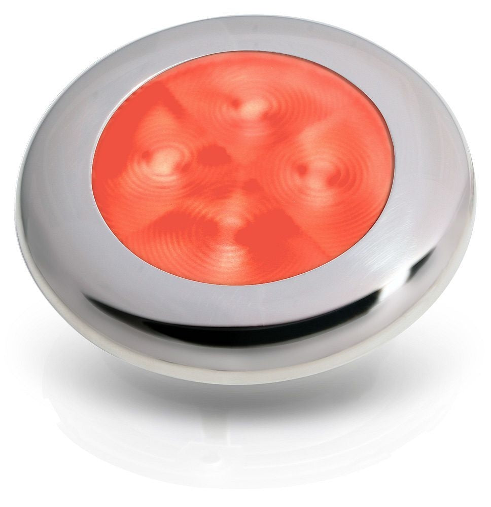 Hella LED courtesy lamp rvs316 rond 12V rood licht (2XT980 507-221)