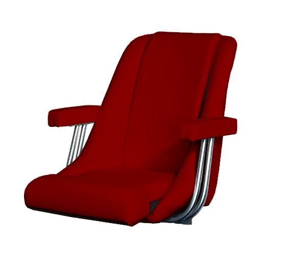 Pörtner stuurstoel Magnus S Flip-Up / kersenrood (30401.732)