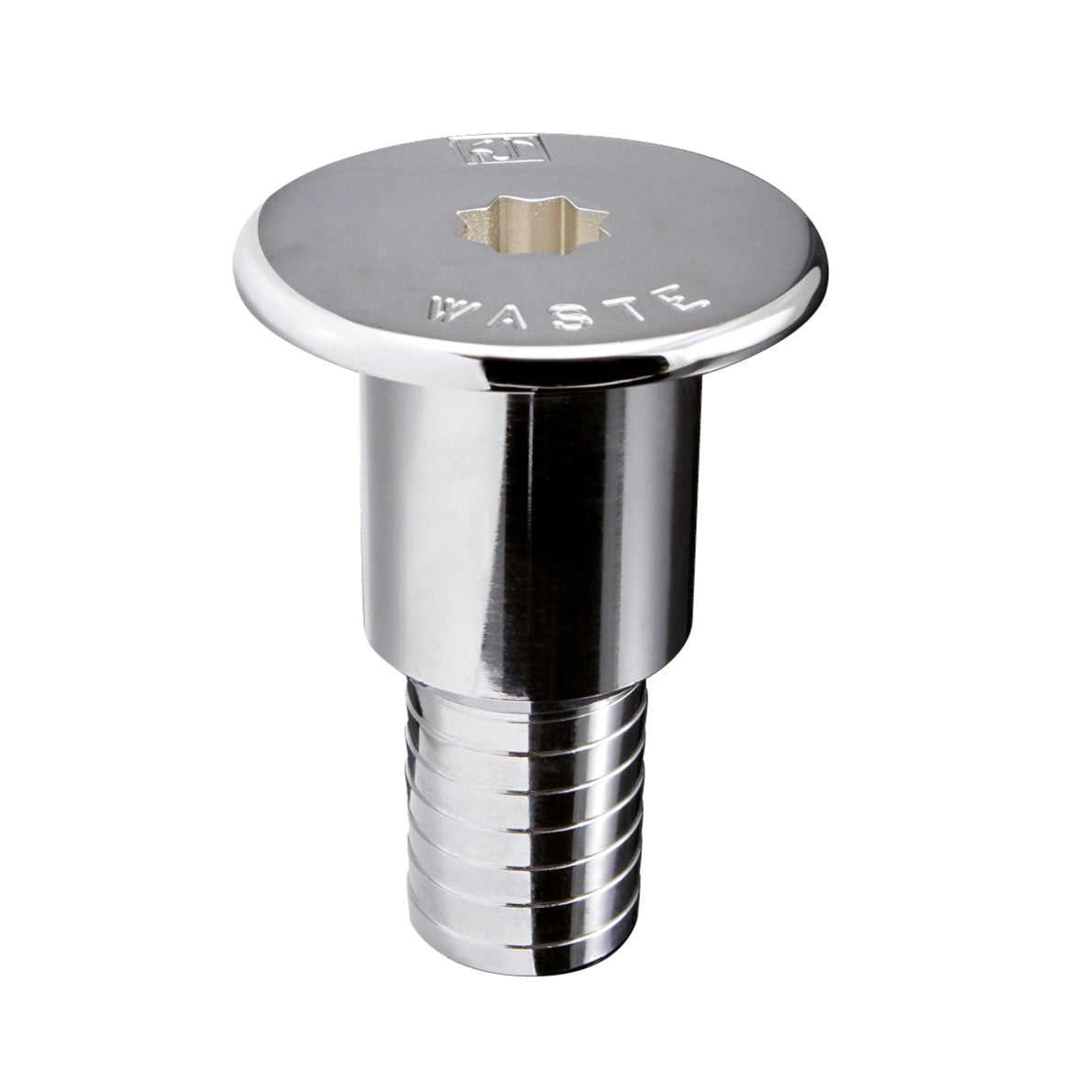 Hollex dekdop messing VUILWATER 38mm lier (311072)