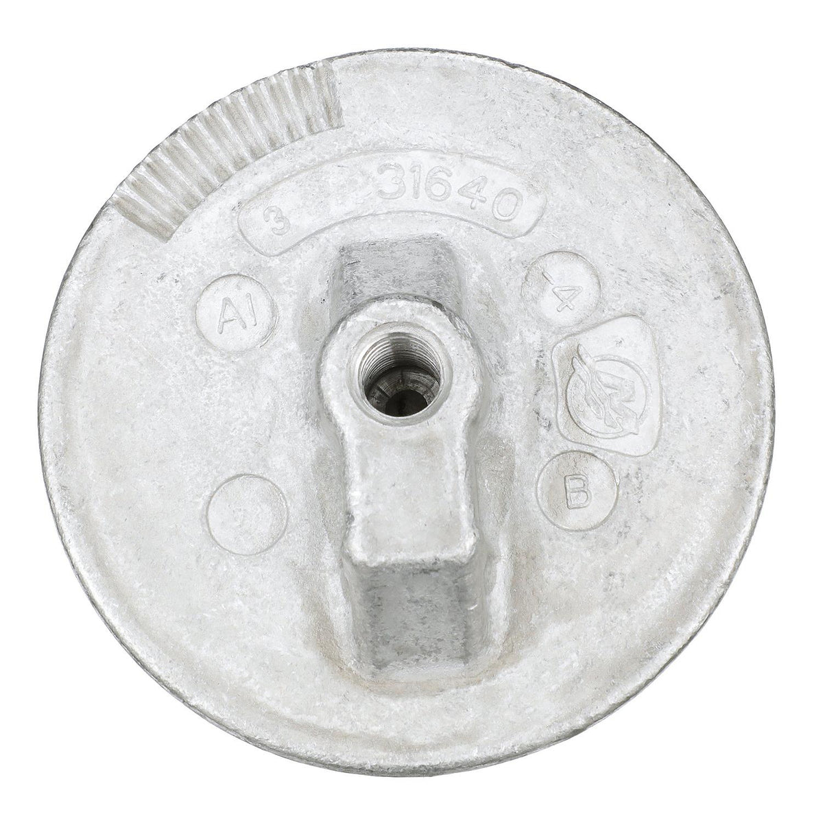 Mercury 31640T4 Outboard Aluminum Anode Trim Tab - Fits Most Mercury/Mariner Outboards 35 HP and above - all MerCruiser except Bravo