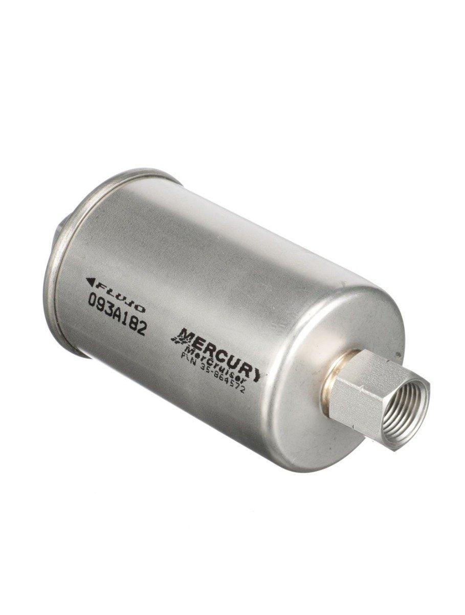 Mercury Mercruiser - In-Line Fuel Filter - Fits MCM/MIE Gasoline Engines Using a Boost Pump - Replacement In-Line Filter - 35-864572