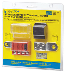Blue Sea Systems zekeringblok ST-blade BTM 4 circuits kit (5024-BSS)