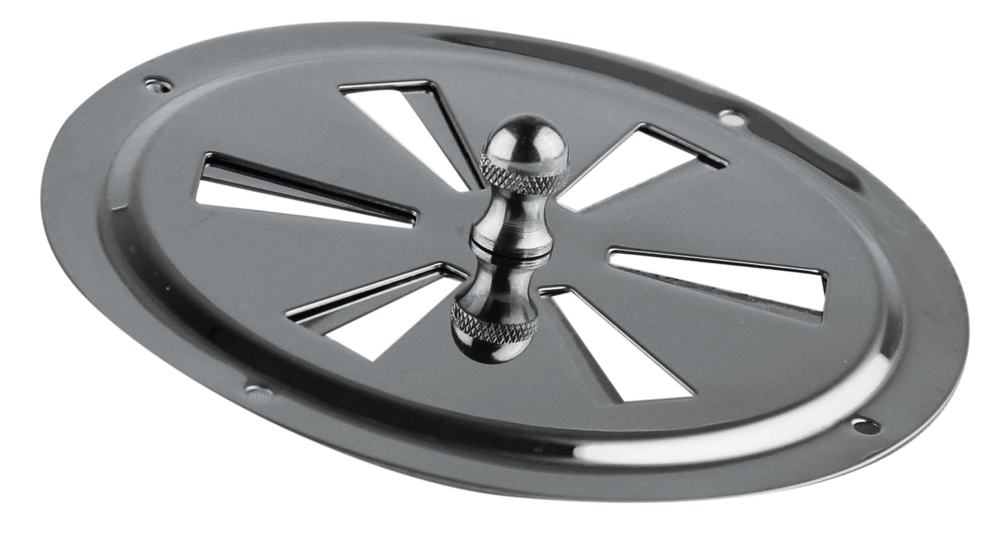 Hollex ventilatierooster 128mm afsluitbaar (50387)
