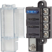 Blue Sea Systems zekeringblok ST-blade compact 4 circuits met afdekking (5045-BSS)