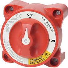 Blue Sea Systems Blue Sea Systems-accuschakelaar E-serie dubbele circuit plus (5511E-BSS)