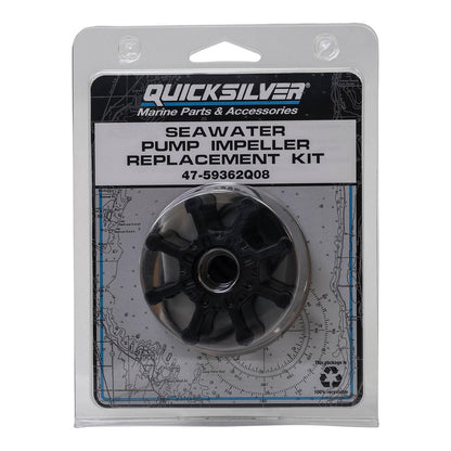 Mercury Mercruiser - Sea Water Pump Impeller Kit - Fits Plastic 1 & 2 pc. Body Sea Water Pumps - 47-59362Q08
