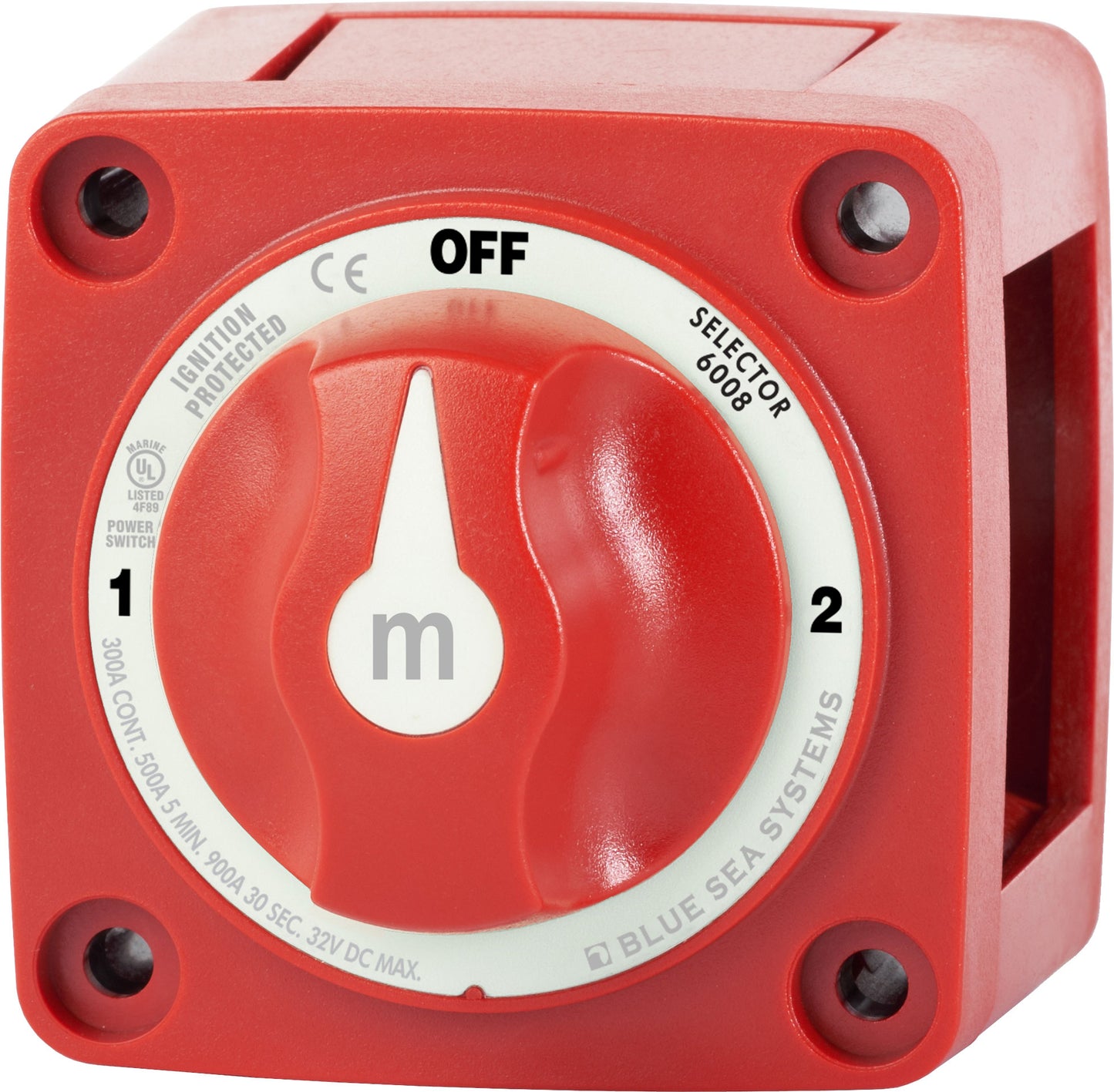 Blue Sea Systems Blue Sea Systems-accuschakelaar M-serie selector 3-standen (6008-BSS)