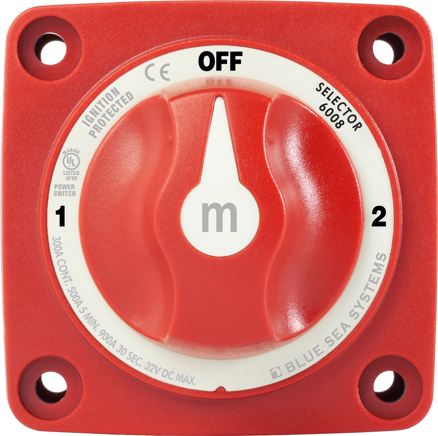 Blue Sea Systems Blue Sea Systems-accuschakelaar M-serie selector 3-standen (6008-BSS)