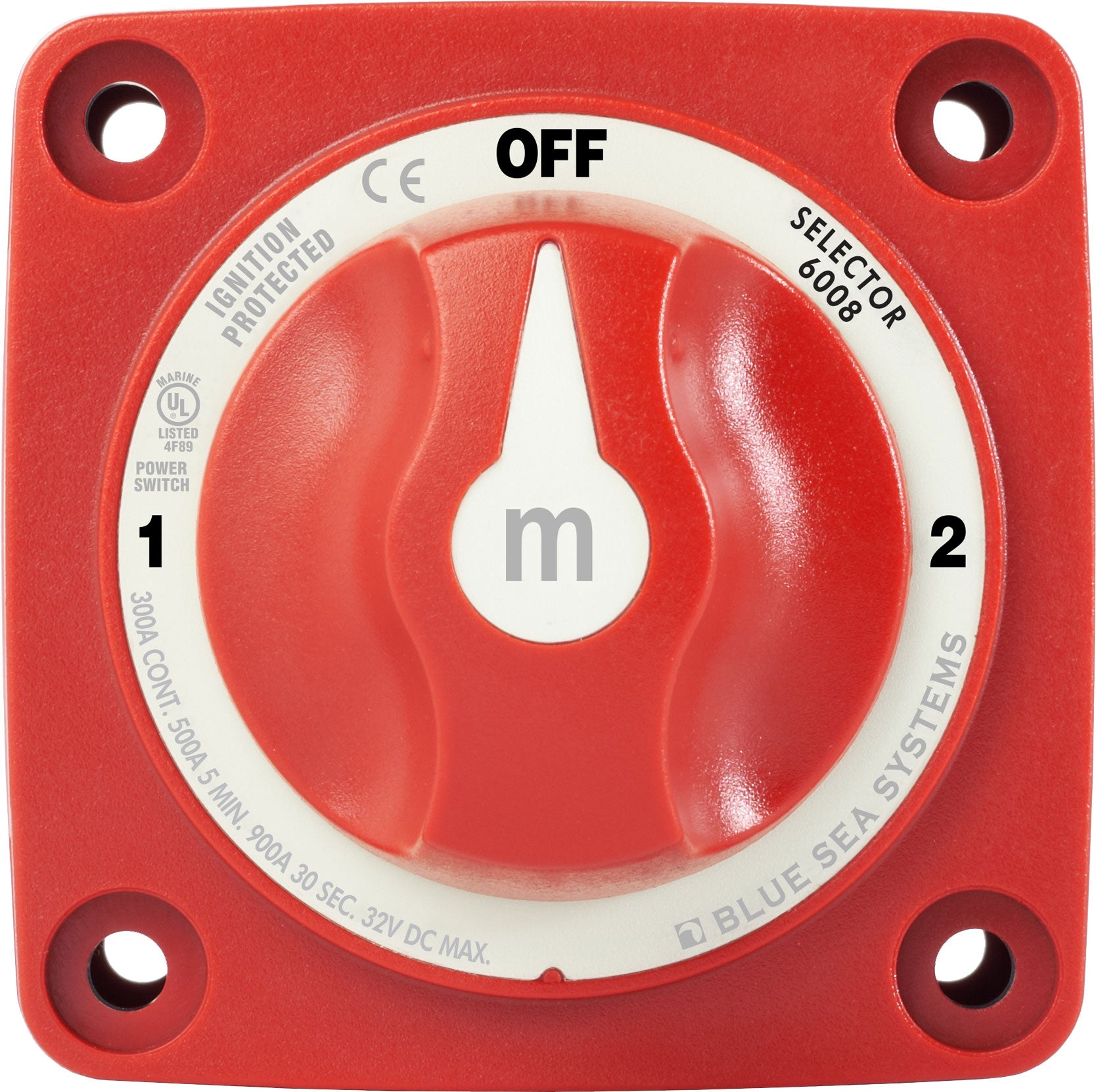 Blue Sea Systems Blue Sea Systems-accuschakelaar M-serie selector 3-standen (6008-BSS)