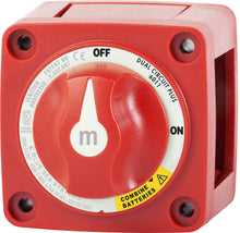 Blue Sea Systems Blue Sea Systems-accuschakelaar M-serie dubbele circuit plus rood (6011-BSS)