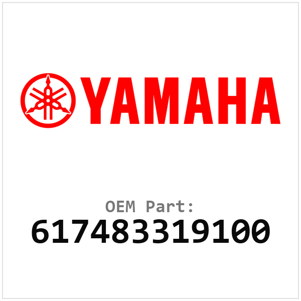 Yamaha OEM 617483319100