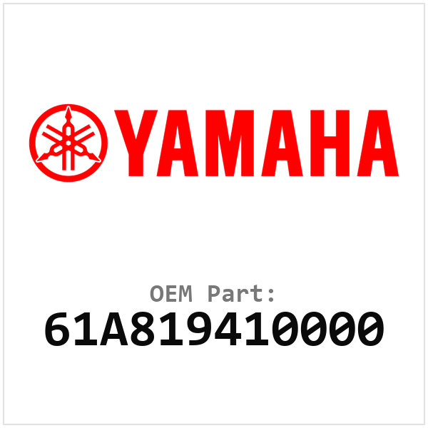 Yamaha OEM 61A819410000
