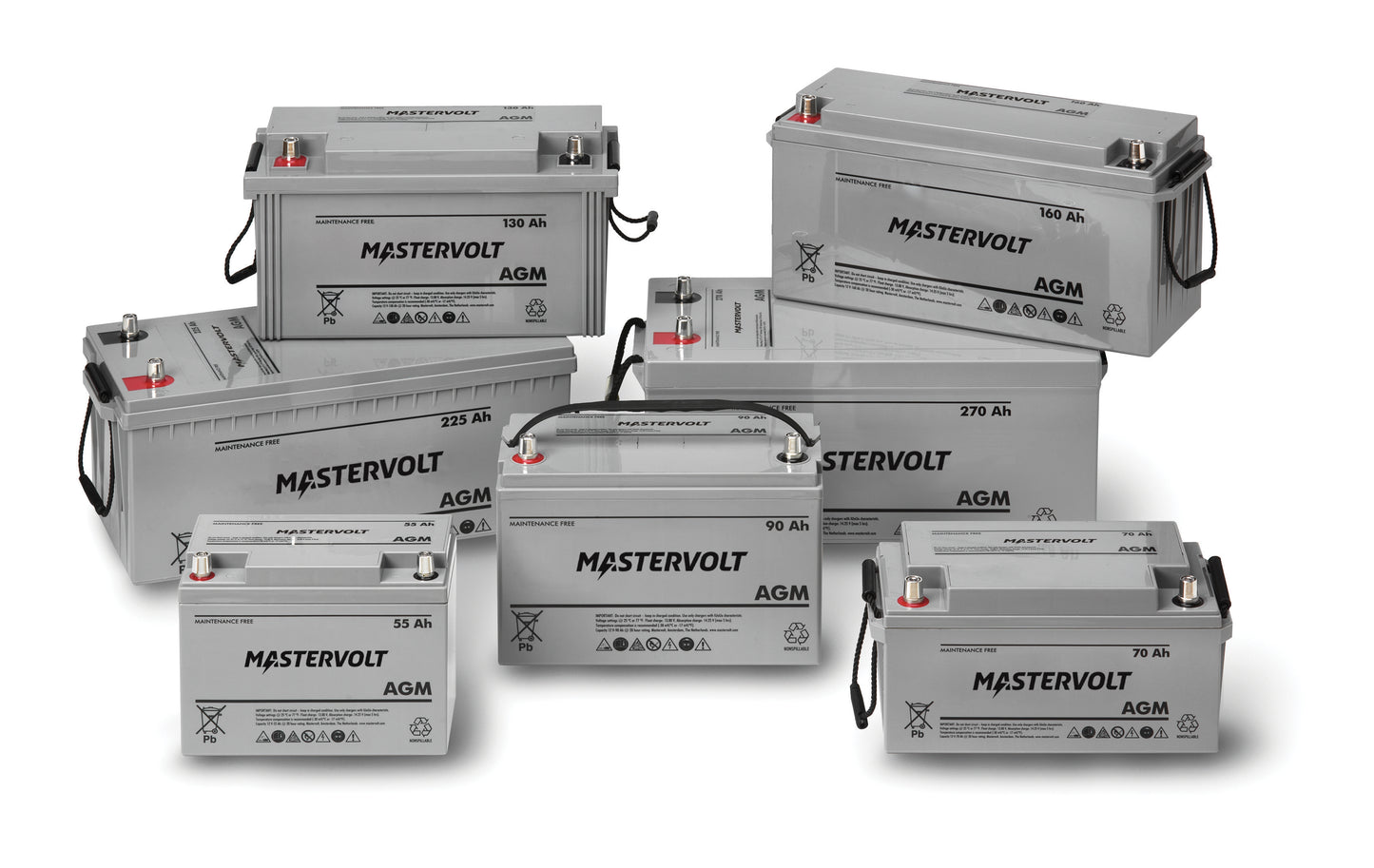 Mastervolt AGM accu 12/55Ah (62000550)