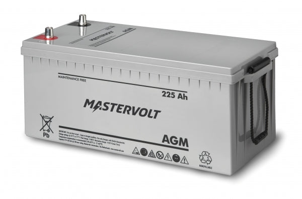 Mastervolt AGM accu 12/225Ah (62002250)