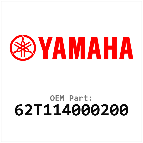 Yamaha OEM 62T114000200