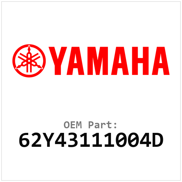 Yamaha OEM 62Y43111004D