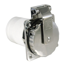 Marinco 50A 125/250V easy lock inlet stainless steel (replaces 6373CR &6374CR) (6373EL-B)