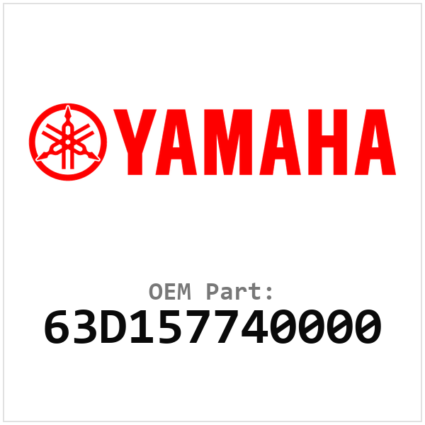Yamaha OEM 63D157740000