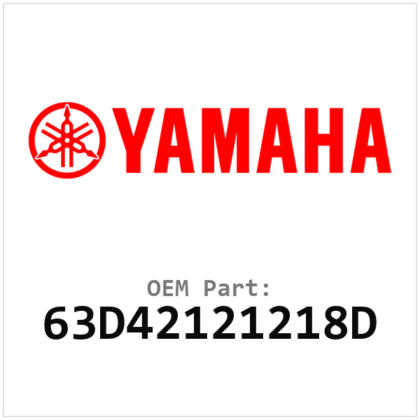 Yamaha OEM 63D42121218D