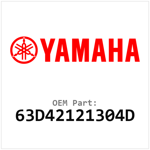 Yamaha OEM 63D42121304D