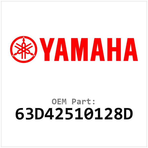 Yamaha OEM 63D42510128D