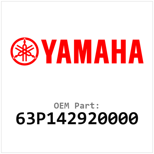 Yamaha OEM 63P142920000