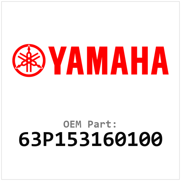 Yamaha OEM 63P153160100