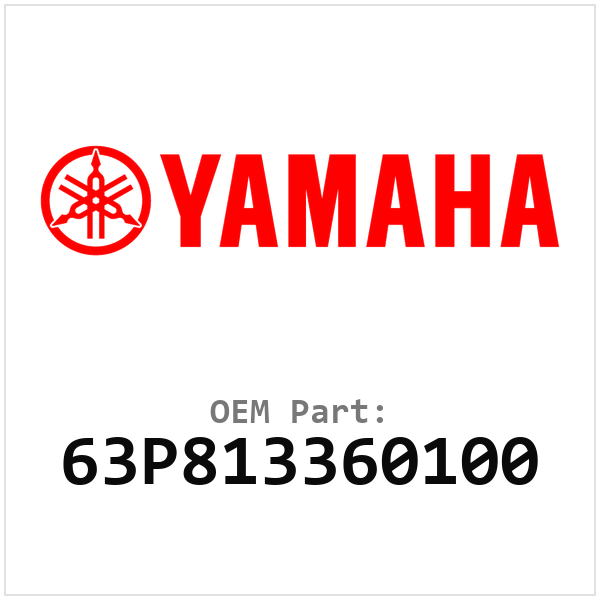Yamaha OEM 63P813360100