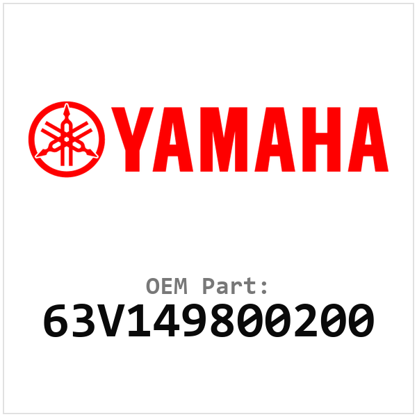 Yamaha OEM 63V149800200