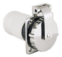 Marinco 63A 230V 3W easy lock inlaat roestvrij staal vergrendelbaar (6401EL-BX)