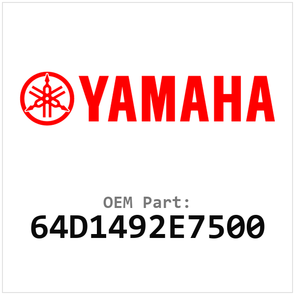 Yamaha OEM 64D1492E7500