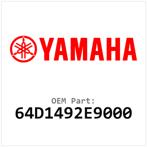 Yamaha OEM 64D1492E9000