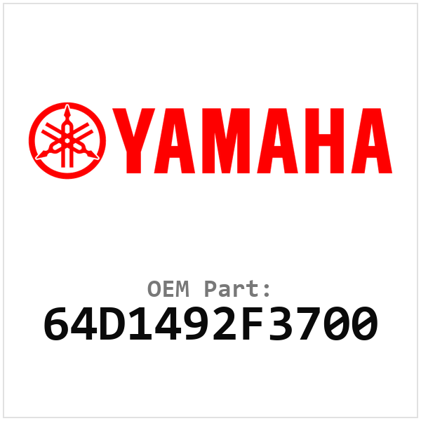 Yamaha OEM 64D1492F3700